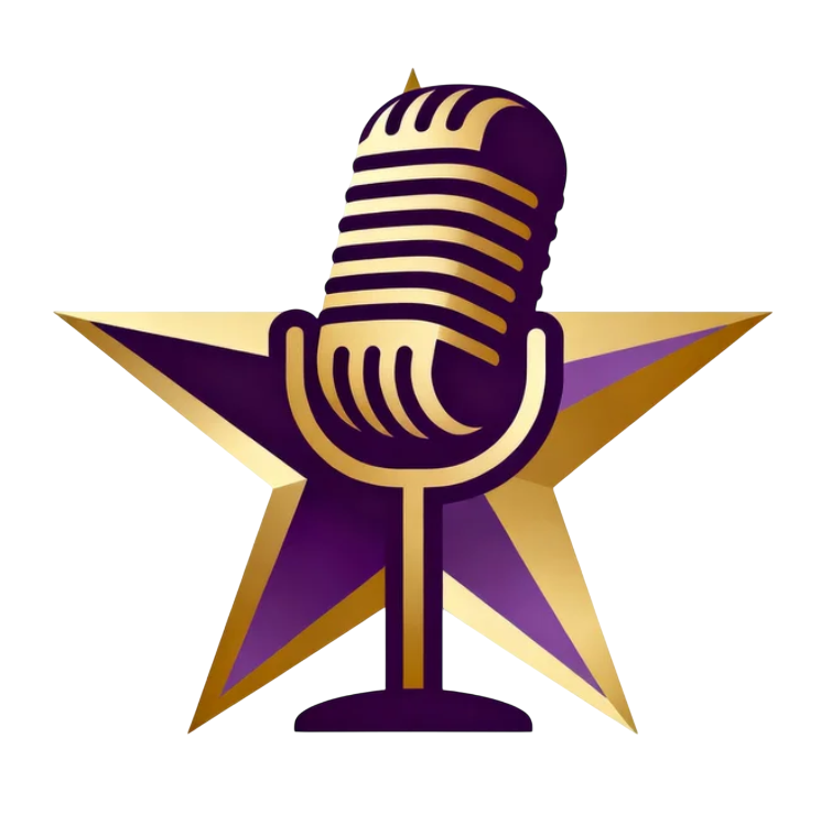 a logo of showbiz
